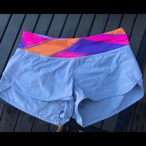 lululemon speed shorts size 4